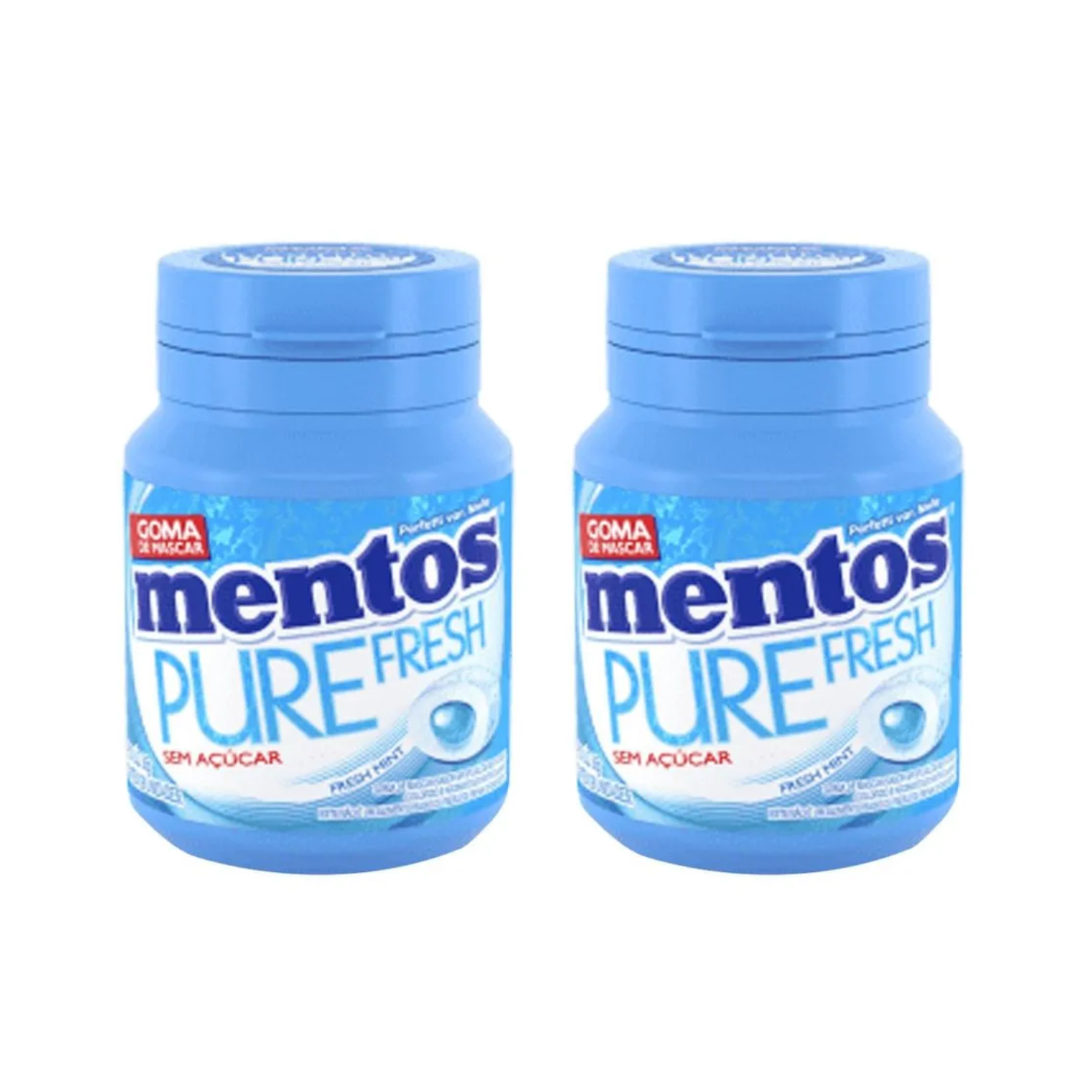 Mentos Chiclete Pure Fresh (2x56g)